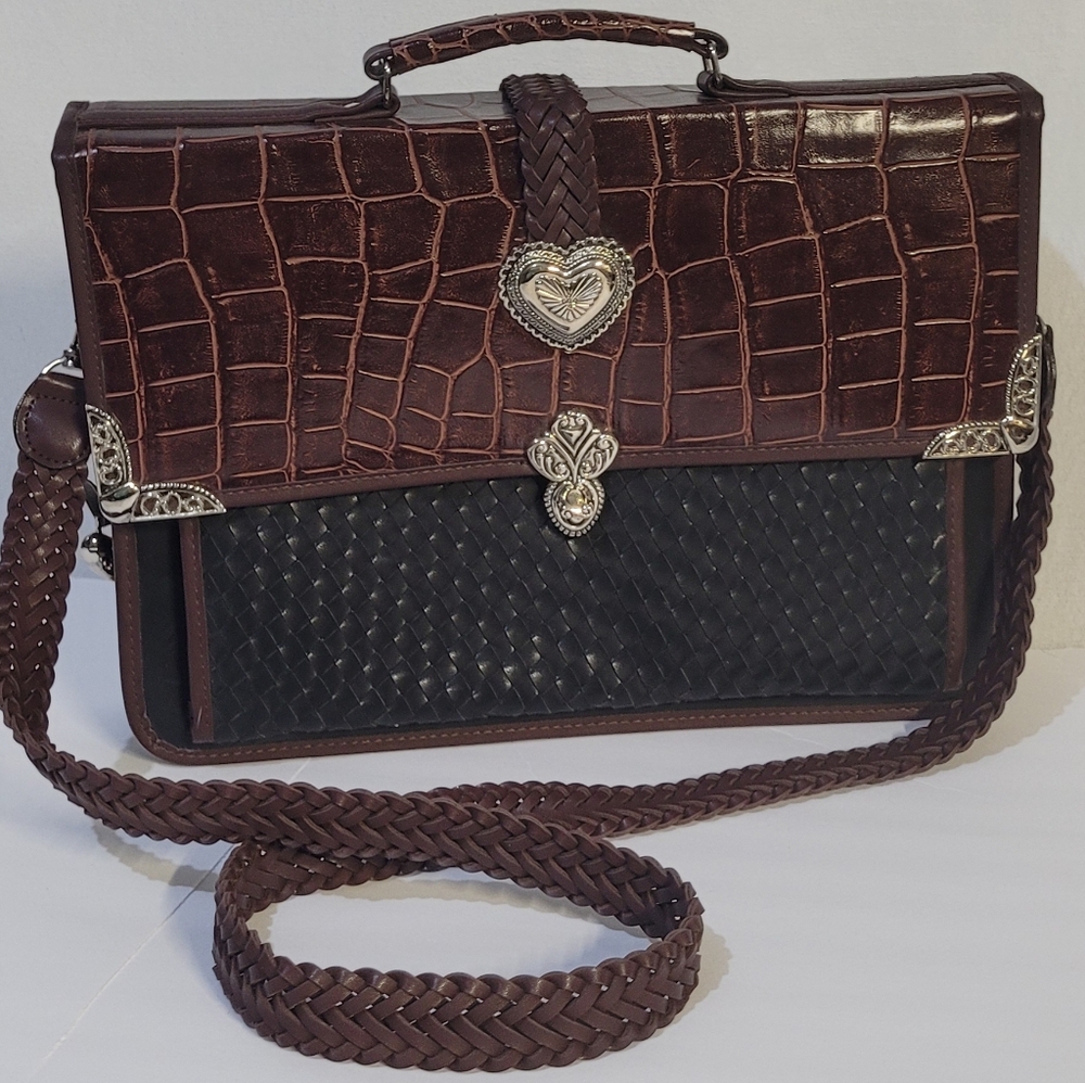 Brighton Vintage Leather Briefcase